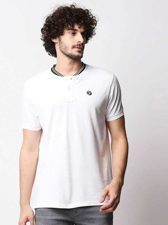 Pepe Jeans Men Henley Neck T-shirt