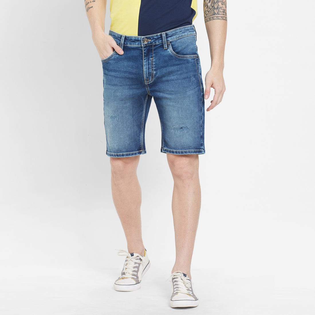 Pepe Jeans Solid Men Denim Shorts