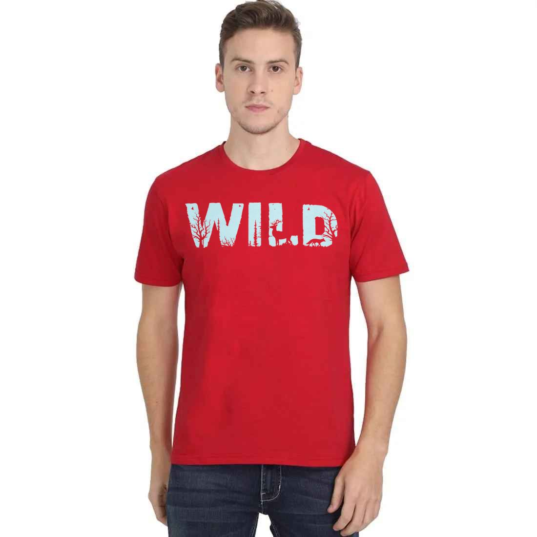 Jack williams Mens Regular Fit Round Neck Printed T-Shirt