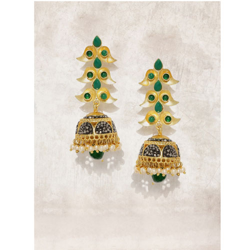 Anouk  Dome Shaped Jhumka Earrings