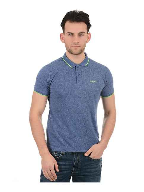 Pepe Jeans  Half Sleeves Solid Polo T-Shirt