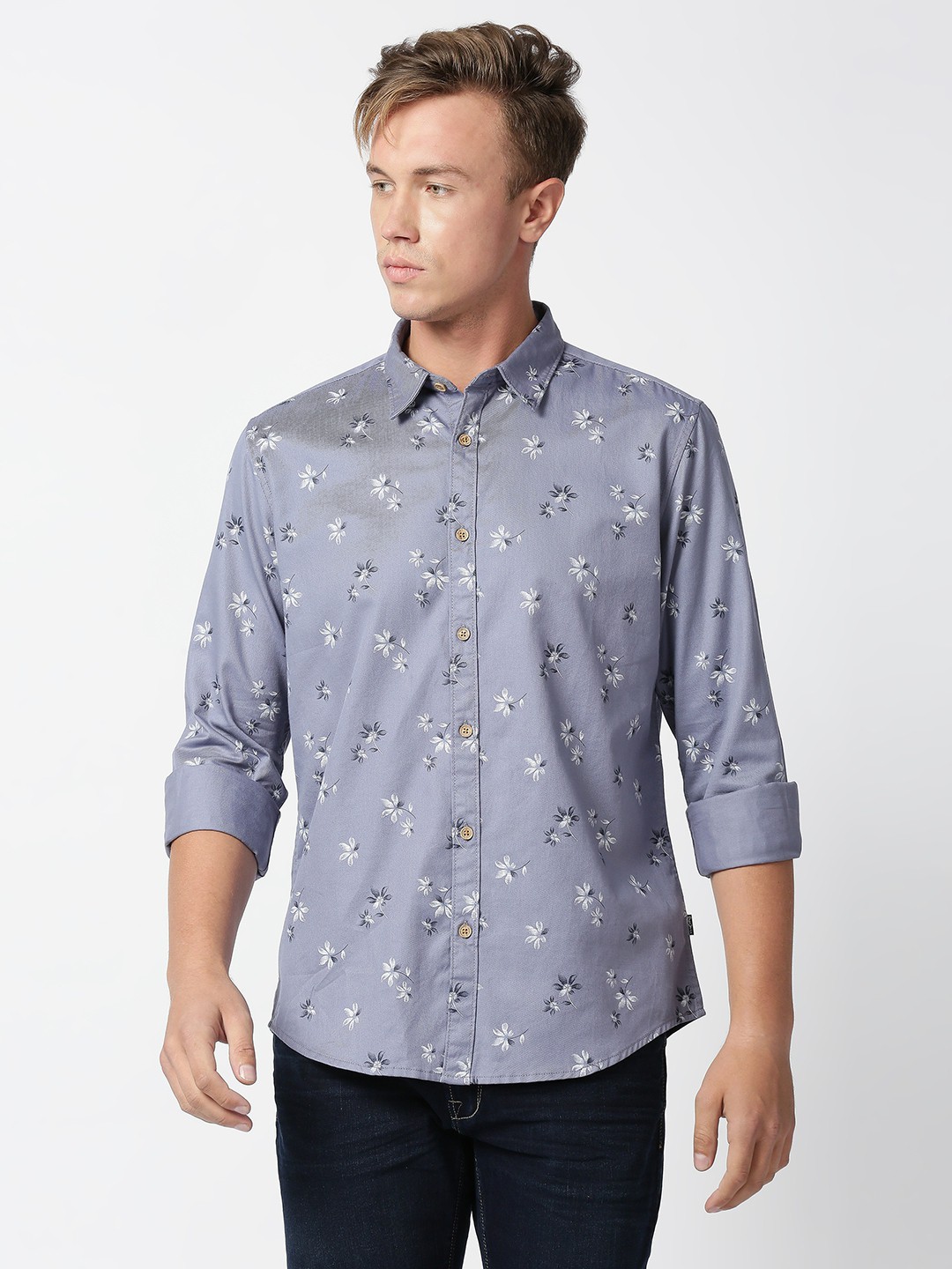 Pepe Jeans Men Regular Fit Printed Casual Shirt