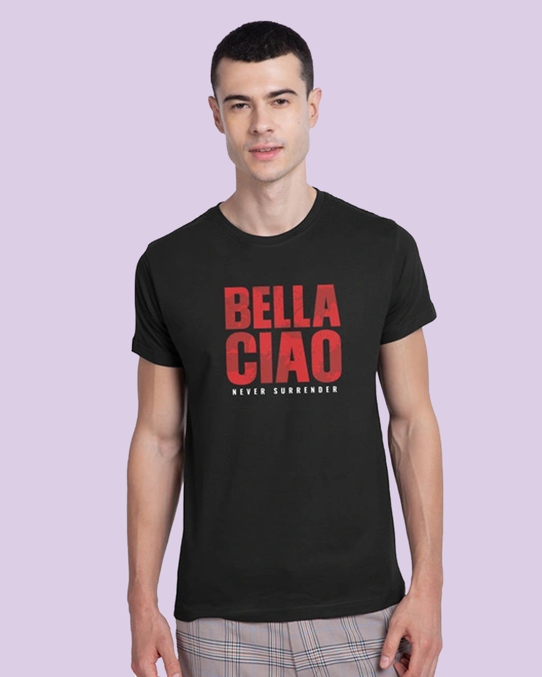 Bewakoof Men's Bella Ciao Typography T-shirt