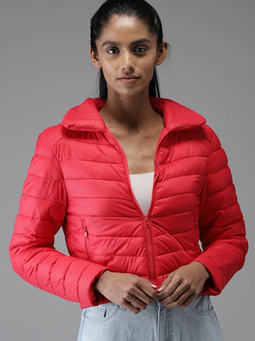 Moda Rapido Solid Puffer Jacket