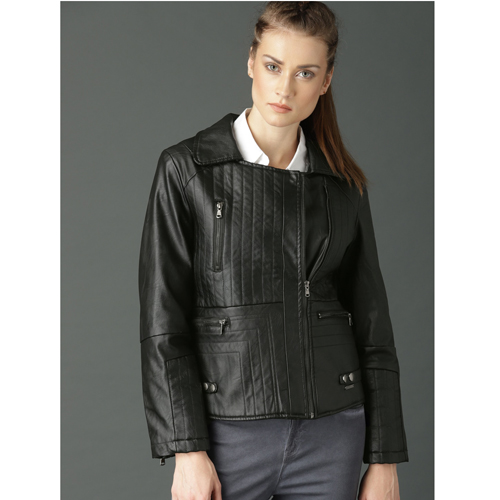 Roadster Women Solid Biker Jacket