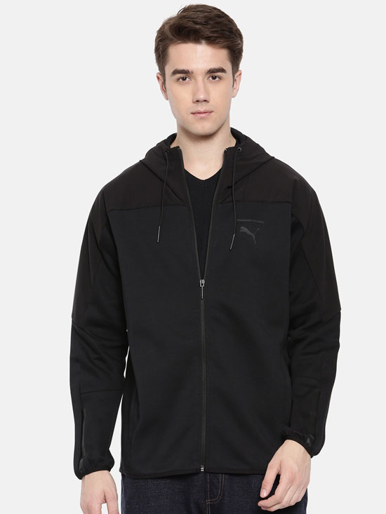  Puma Men Pace Lab FZ Hoody Slim Fit Sporty Jacket