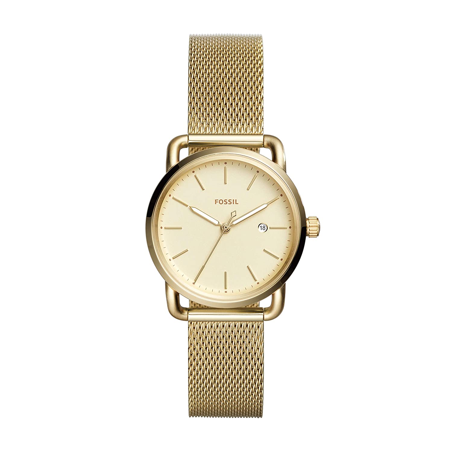 Fossil Analog Gold Dial Women's Watch