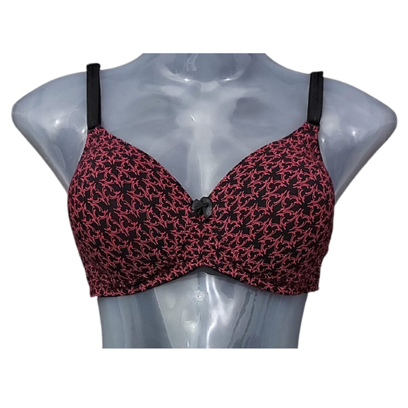 Strawberry Lenceria Women Printed Padded T-shirt Bra